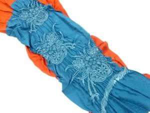 正絹　絞り　帯揚げ